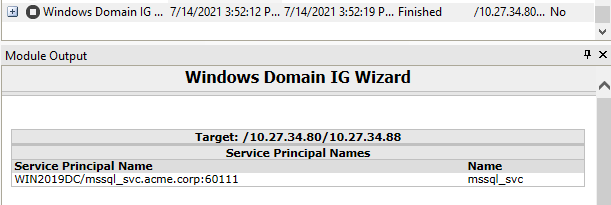 Windows Domain IG - Enumerate User Accounts with SPNs